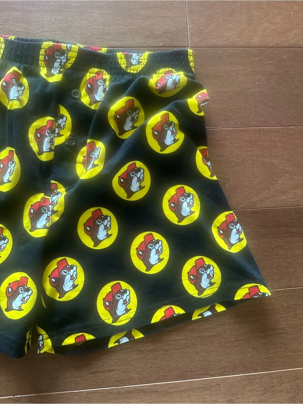 NWOT BUC-EE’s The Beaver, 95% Cotton Small Black Mens’ Button Boxer Shorts